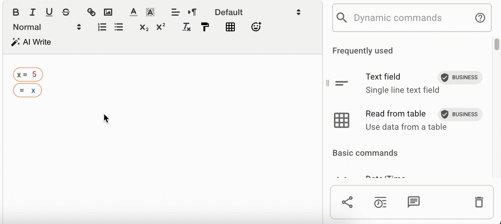 Renaming variables